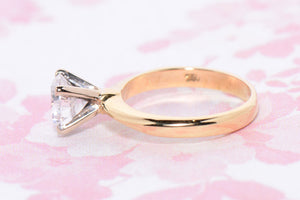 A 1.90 Carat Classic Brilliant Cut Diamond Solitaire Ring