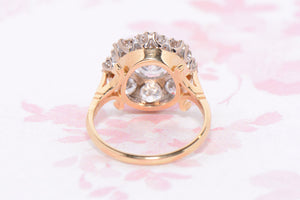 Impressive Antique Style Diamond Cluster Ring