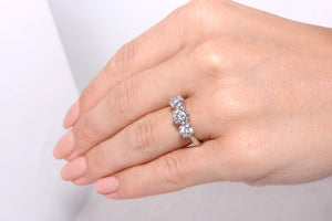 Platinum Diamond Trilogy ring