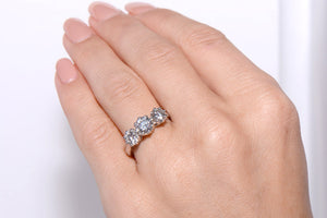 Platinum Diamond Trilogy ring