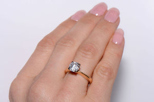 A 2.00 Carat Classic Brilliant Cut Diamond Solitaire Ring