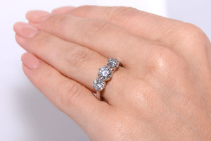 Platinum Diamond Trilogy ring