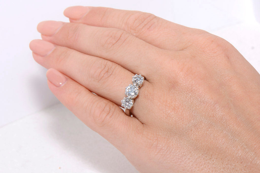 Platinum Diamond Trilogy ring