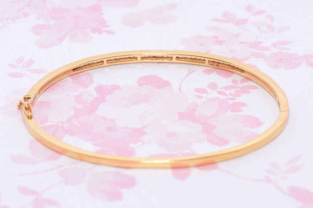 Diamond Set Bangle