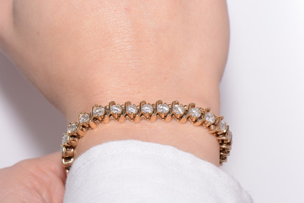 Classic Diamond Line Bracelet