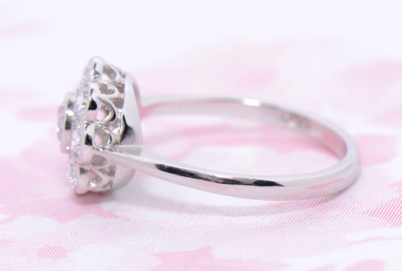 1.00 Carat Diamond Daisy Cluster ring