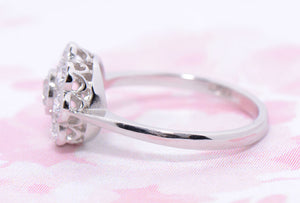 1.00 Carat Diamond Daisy Cluster ring