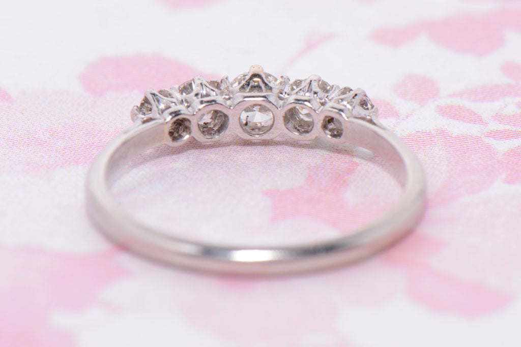 Platinum Diamond five stone ring