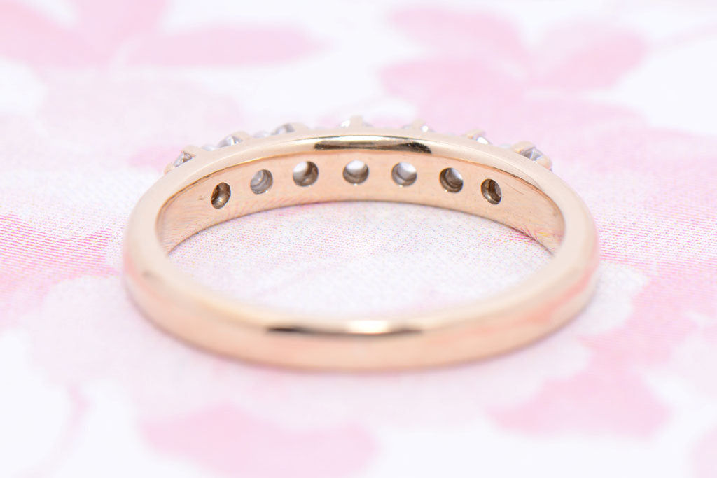 9ct Yellow Gold and Diamond eternity ring