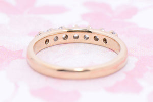 9ct Yellow Gold and Diamond eternity ring