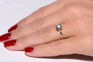 A 1.18 Carat Diamond Solitaire engagement ring