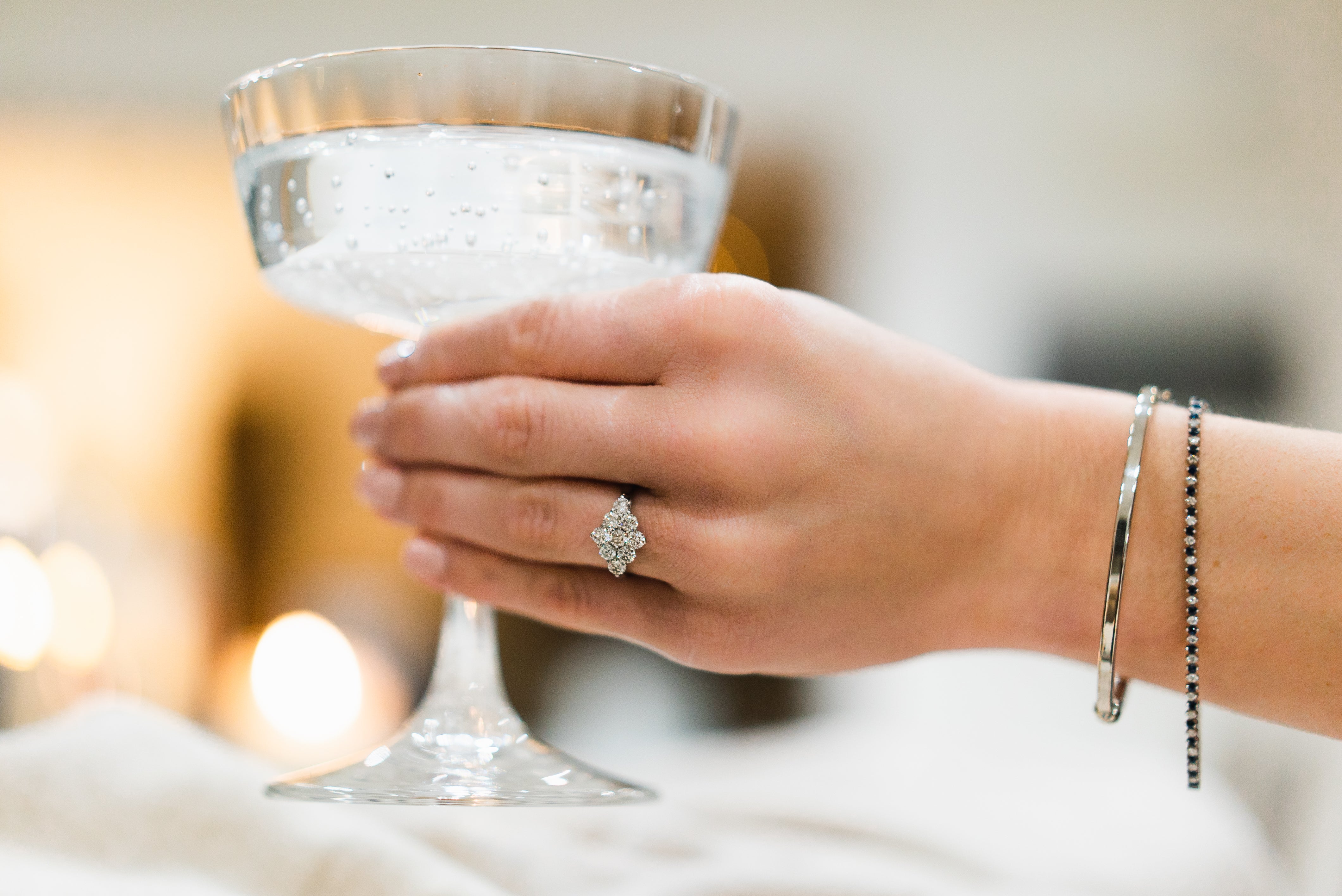 Diamond Cluster ring