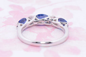 Sapphire and Diamond Eternity Ring