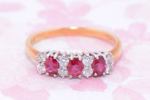 A Ruby and Diamond Eternity Ring