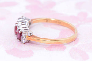 A Ruby and Diamond Eternity Ring