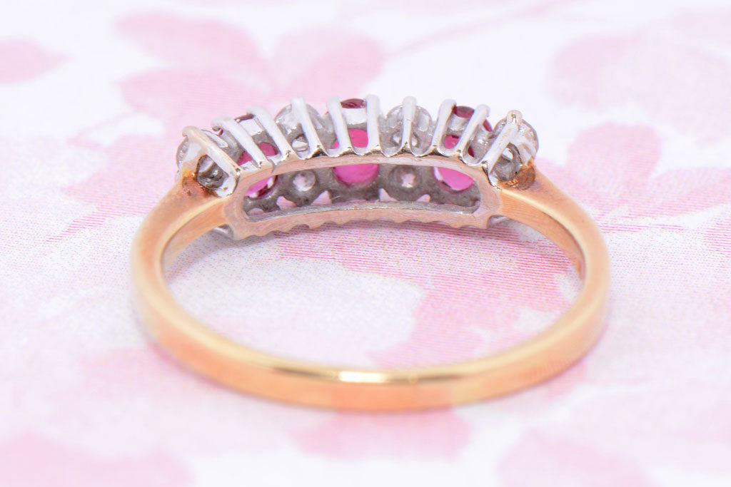 A Ruby and Diamond Eternity Ring