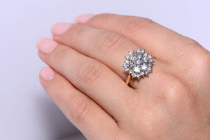 Beautiful Twentieth Century Diamond cluster ring