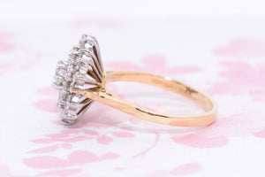 Beautiful Twentieth Century Diamond cluster ring