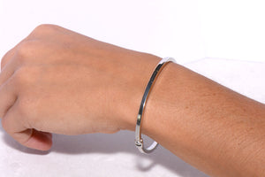 White Gold bangle