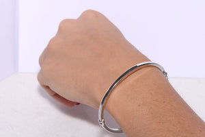 White Gold bangle