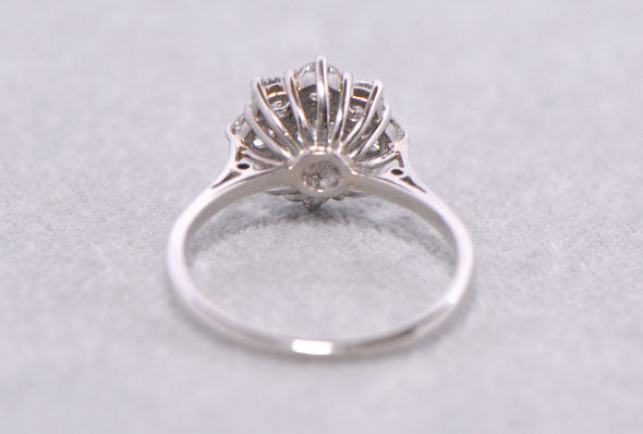 Twentieth Century Diamond Daisy Cluster Ring