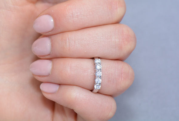 Brilliant Cut Diamond Five stone ring