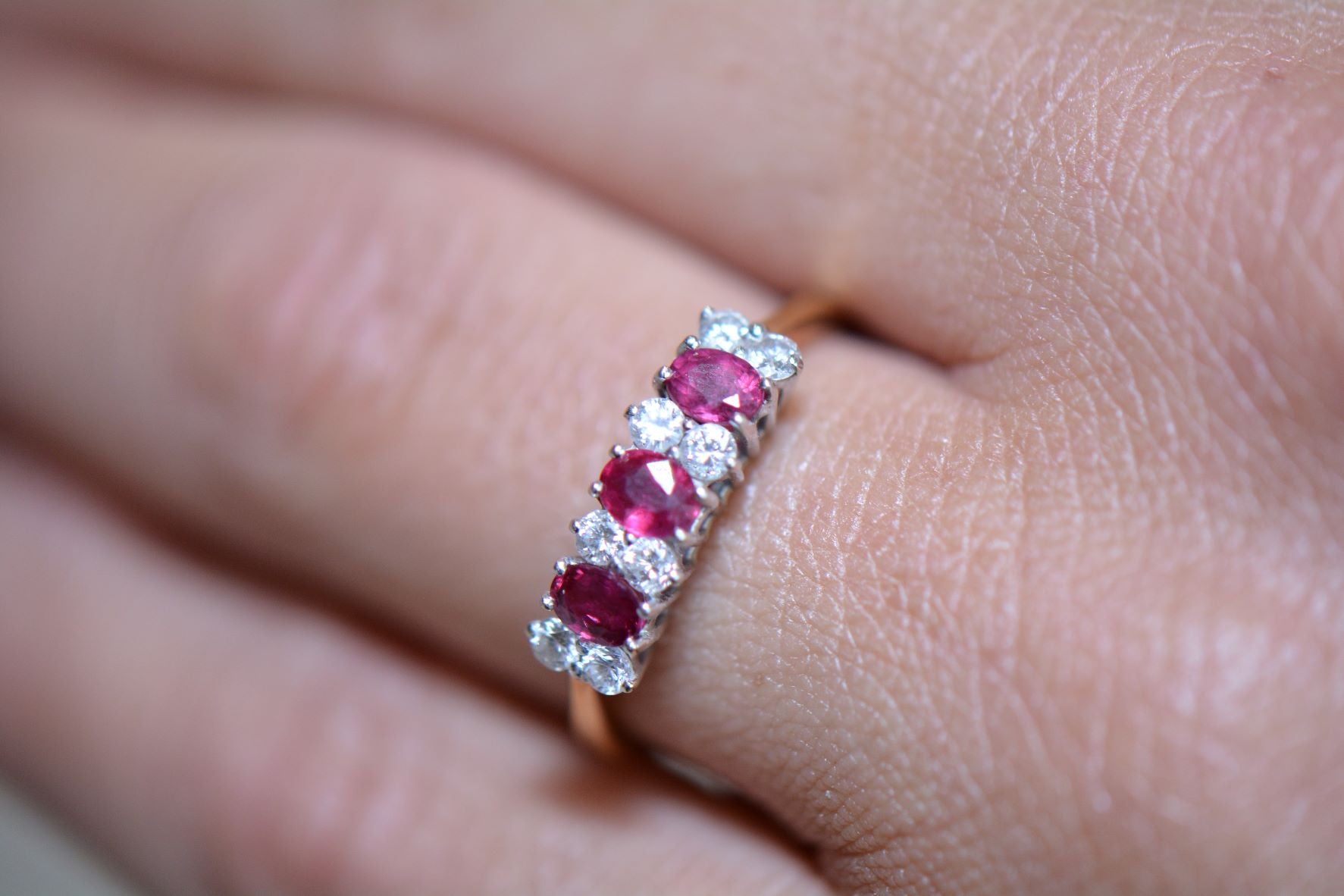 A Ruby and Diamond Eternity Ring