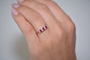 A Ruby and Diamond Eternity Ring