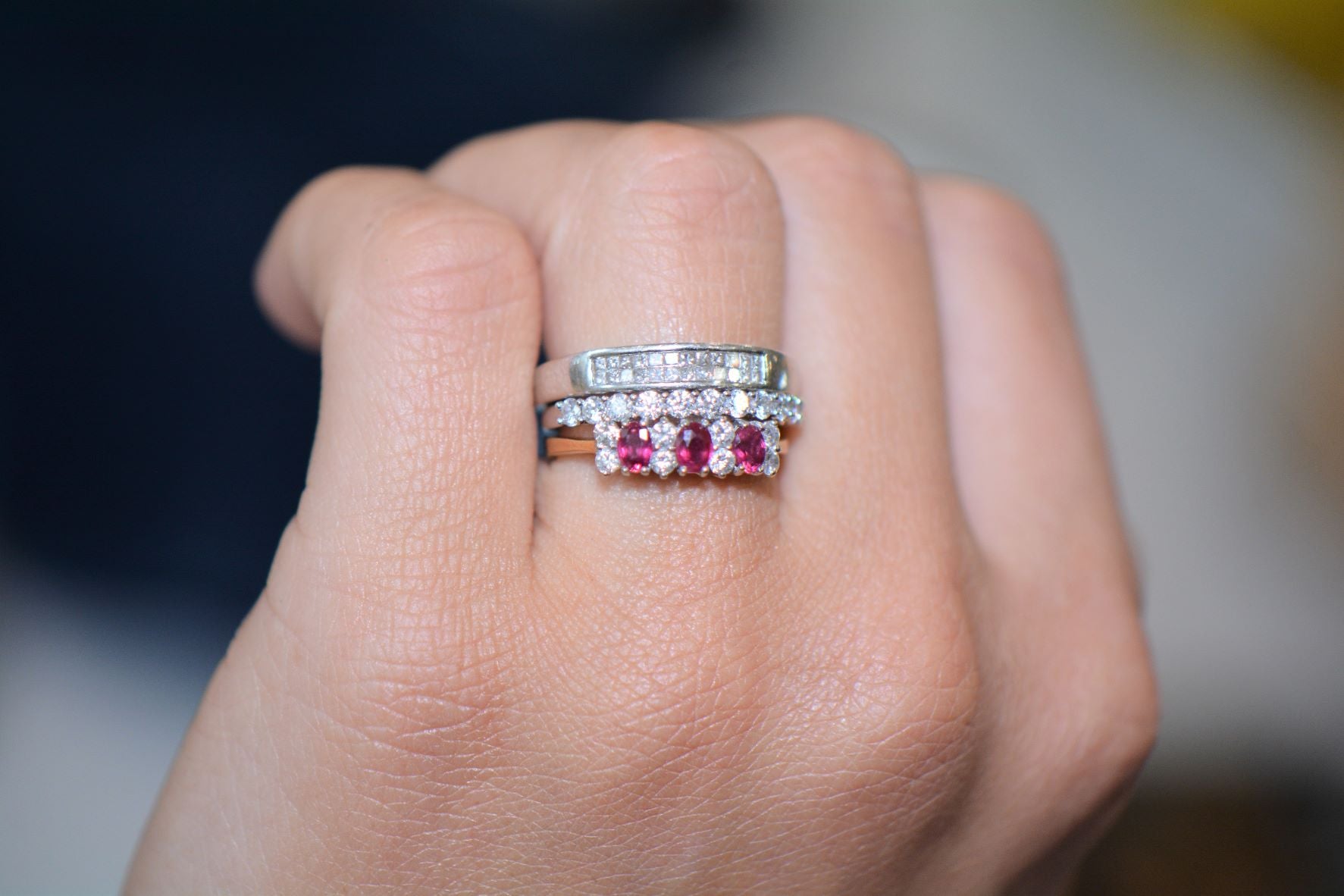 A Ruby and Diamond Eternity Ring